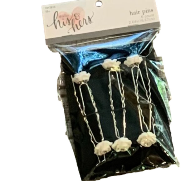 Studio His & Hers Bridal Hair Pins - Set of 6 NIP - Picture 1 of 1